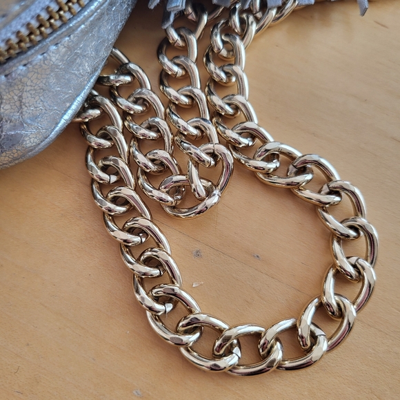 Victoria's Secret Silver Snakeskin Purse - Picture 7 of 8